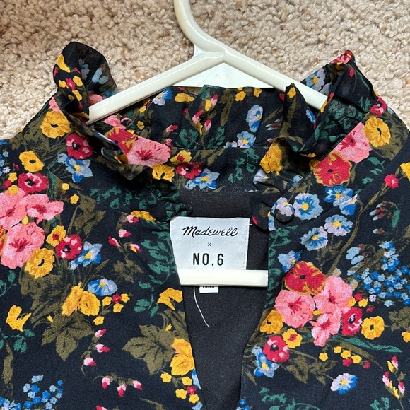 Madewell x No. 6 silk beacon floral dress - Picture 2 of 8